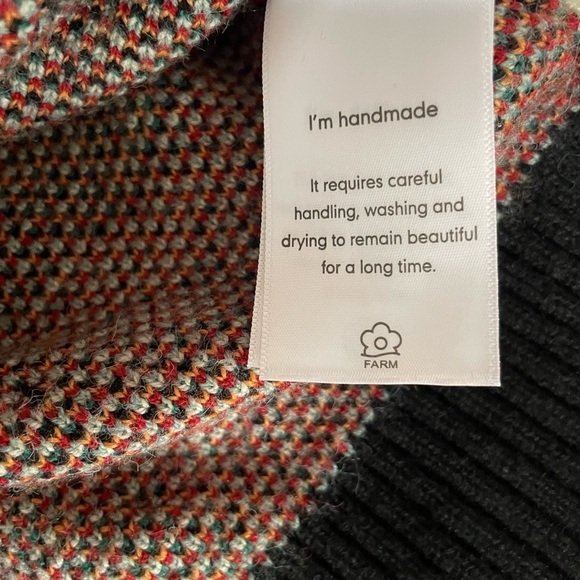 NWT Farm Rio Mushroom Forest Puff-Sleeve
Handmade Sweater. Size X-Large - Picture 13 of 13